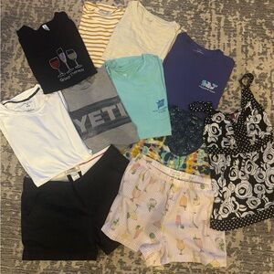 Vineyard Vines, Old Navy, Kenneth Cole, just to name a few..summer lot.